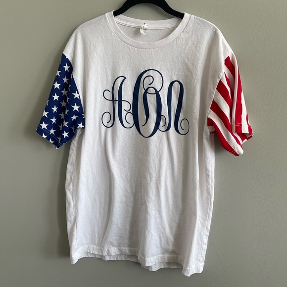 Alpha Omicron Pi USA Tee - Picture 1 of 3